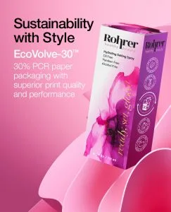 Sustainability with Style - EcoVolve-30 - 30% PCR paper packaging